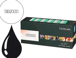 TONER LEXMARK LASER 51B2000 MS 317DN/ 417DN / 517DN / 617DN / MX 317DN / 417DE / 517DE / 617DE NEGRO 2500