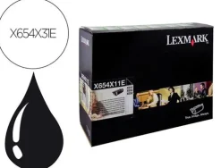 TONER LEXMARK LASER X654X31E / X654DE/ 654 / 656DE / 658DE NEGRO 36000 PAGINAS