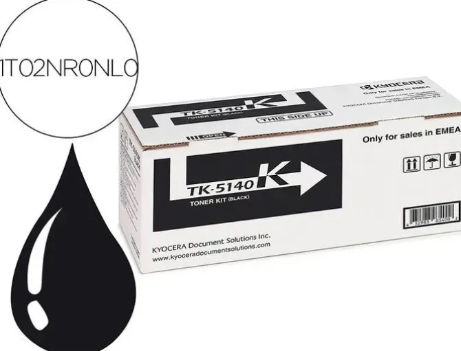 TONER TK-5140K KYOCERA ECOSYS M6530CDN, M6530CDN/KL3, P6130CDN, P6130CDN/KL3 NEGRO TK5140