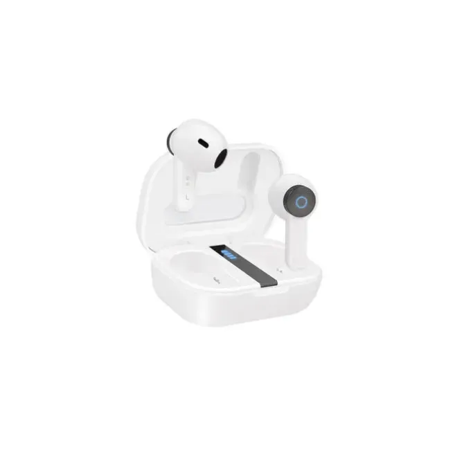 TOOQ AURICULARES INALAMBRICOS + MICRÓFONO BENDER - COLOR BLANCO