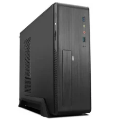 TOOQ CAJA MICRO ATX, MINI ITX SLIM - FUENTE DE ALIMENTACION 500W - 1X HDD3,5 + 1X SDD2,5 + 1X HDD5.25 - 2X USB 3.0, SD Y MICRO SD - COLOR NEGRO