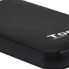 TOOQ CARCASA EXTERNA HDD/SDD 2.5 HASTA 9.5MM SATA USB 3.0/3.1 GEN 1 - SIN TORNILLOS - COLOR NEGRO