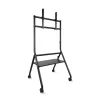 TOOQ IDREAMS SOPORTE DE SUELO CON RUEDAS PARA PANTALLAS DE 37-86 - BANDEJA INFERIOR MULTIUSOS - RUEDAS CON SISTEMA DE BLOQUEO - GESTION DE CABLES - PESO MAX 80KG - VESA MAX 600X400 - COLOR NEGRO