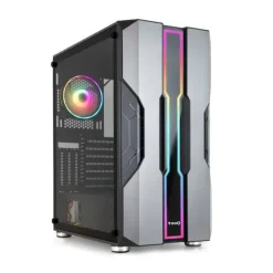 TOOQ NIGHTCITY CAJA SEMITORRE GAMING EATX/ATX/MICRO-ATX/MINI-ITX - PANEL LATERAL CRISTAL TEMPLADO - TAMAÑO DISCO SOPORTADO 3.5, 2.5 - USB3.0, 2.0, AUDIO HD - 2 VENTILADORES 120MM ARGB INCLUIDOS - SOPO
