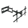 TOOQ SOPORTE DE PARED CON BRAZO ARTICULADO PARA TV DE 43-80 - GRAN ANGULAR - GIRATORIO E INCLINABLE - PESO MAX 50KG - VESA 800X400MM - COLOR NEGRO