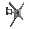 TOOQ SOPORTE DE PARED CON BRAZO ARTICULADO PARA TV DE 23-55 - GIRATORIO E INCLINABLE - GESTION DE CABLES - PESO MAX 30KG - VESA 400X400MM - COLOR NEGRO