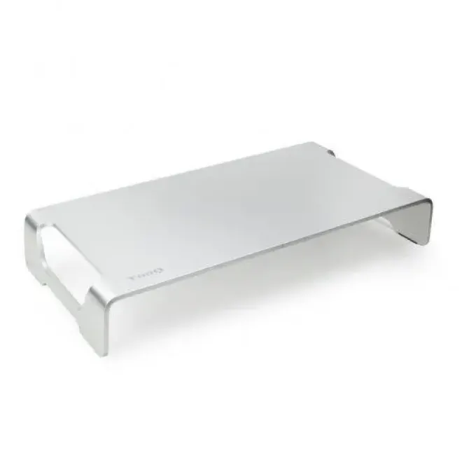 TOOQ SOPORTE ELEVADOR PARA MONITOR O PORTATIL HASTA 13 - PESO MAX. 20KG - COLOR ALUMINIO