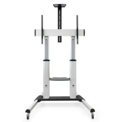 TOOQ SOPORTE SUELO RUEDAS ALUMINIO 60-100 - COLOR PLATA