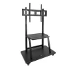 TOOQ SOPORTE SUELO RUEDAS COLOSO 37-100 - COLOR NEGRO