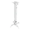 TOOQ SOPORTE UNIVERSAL DE TECHO PARA PROYECTOR - INCLINABLE Y GIRATORIO - PESO MAX 20KG - COLOR BLANCO