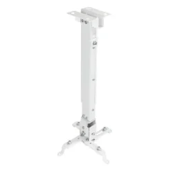 TOOQ SOPORTE UNIVERSAL DE TECHO PARA PROYECTOR - INCLINABLE Y GIRATORIO - PESO MAX 20KG - COLOR BLANCO