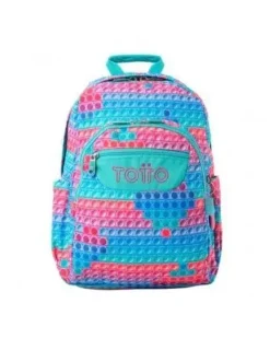 TOTTO MOCHILA MORRAL ACUARELES 9IR