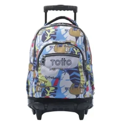 TOTTO MOCHILA RUE BOMBER RENGLONES MULTICOLOR LAZEL MA03ECO006-2416P COLOR 6YB