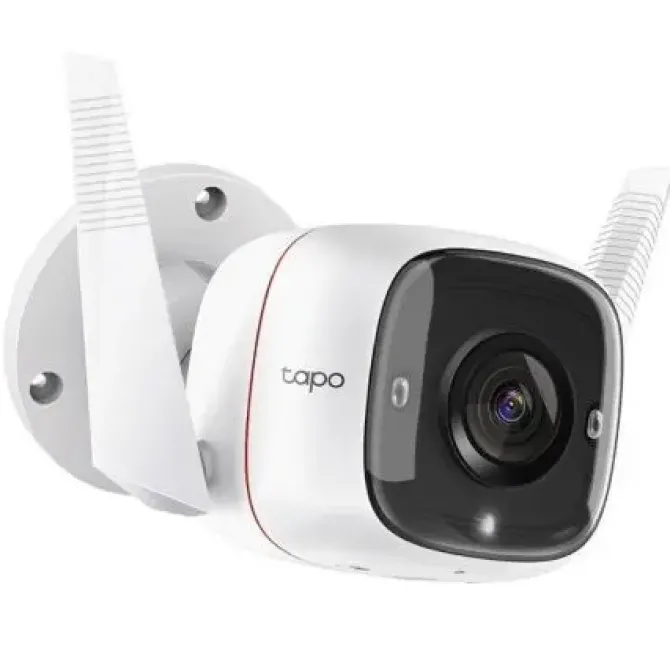 TP-LINK CAMARA DE SEGURIDAD IP WIFI 3MPX UHD - VISION NOCTURNA - DETECCION DE MOVIMIENTO - CONTROL POR VOZ - PROTECCION IP66