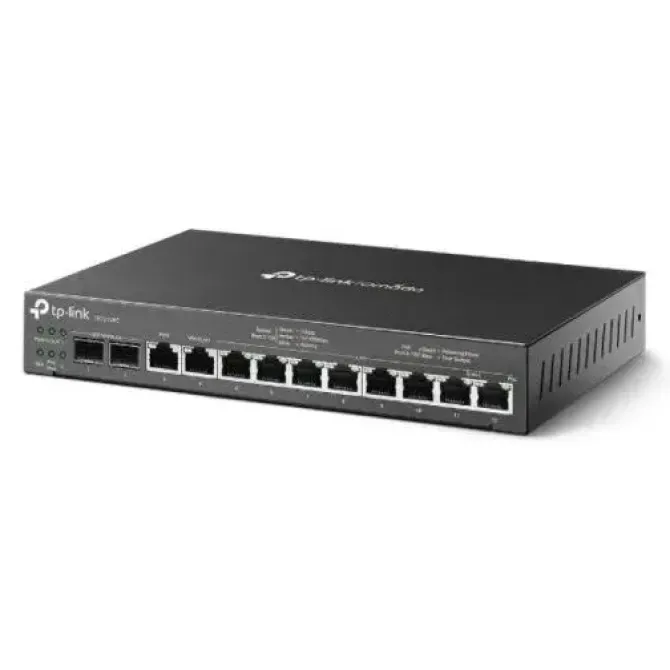 TP-LINK ER7212PC ROUTER VPN GIGABIT OMADA 3 EN 1 - 8 PUERTOS LAN RJ45 POE+ + 2 PUERTOS SFP + 2 PUERTOS WAN