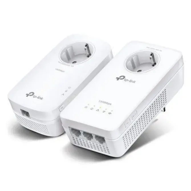 TP-LINK KIT POWERLINE WIFI AC1200 - ENCHUFE INCORPORADO - 3 PUERTOS GIGABIT ETHERNET - DOBLE BANDA HASTA 867MBPS