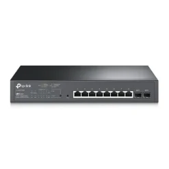 TP-LINK OMADA SWITCH SMART GIGABIT JETSTREAM - 8 PUERTOS POE+ - 2 RANURAS SFP - MONTAJE EN RACK
