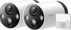 TP-LINK TAPO C240S2 2 CAMARAS DE SEGURIDAD IP WIFI 2K QHD - VISION NOCTURNA - DETECCION DE MOVIMIENTO - PROTECCION IP65