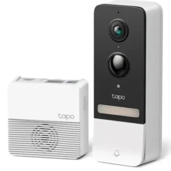 TP-LINK TAPO D230S1 TIMBRE INTELIGENTE CON VIDEO 2K 5MP - VISION NOCTURNA - ANGULO DE VISION DE 160º - BATERIA DE LARGA DURACION - SONIDO BIDIRECCIONAL