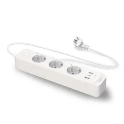 TP-LINK TAPO P300 REGLETA INTELIGENTE WIFI - 3 ENCHUFES Y 2 PUERTOS USB 3.0 - CARGA RAPIDA DE 18W - CONTROL POR VOZ - CABLE DE 1.50M