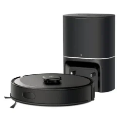 TP-LINK TAPO RV30 MAX PLUS ROBOT ASPIRADOR INTELIGENTE WIFI 5300 PA + ESTACION DE VACIADO AUTOMATICO - BARRIDO Y FREGADO - AUTONOMIA HASTA 150MIN - 5 NIVELES DE POTENCIA - COLOR NEGRO