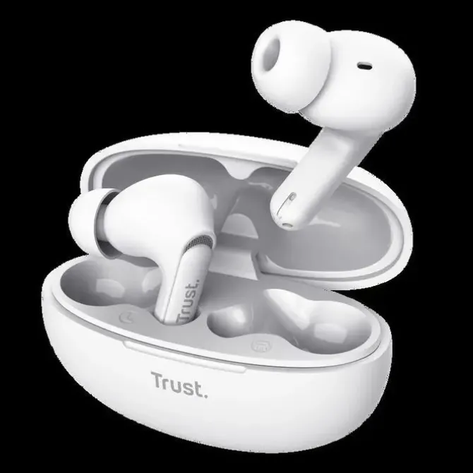 TRUST AURICULARES INALAMBRICOS YAVI - INALAMBRICOS - COLOR BLANCO