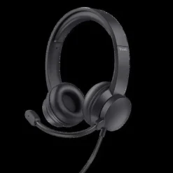 TRUST AYDA AURICULARES CON MICROFONO USB - DIADEMA AJUSTABLE - CONTROLES EN AURICULAR - COLOR NEGRO