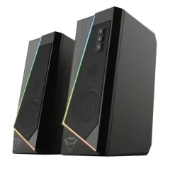 TRUST GAMING GXT 609 ZOXA ALTAVOCES USB 2.0 12W - ILUMINACION LED RGB - ALTAVOZ DE 40MM - COLOR NEGRO