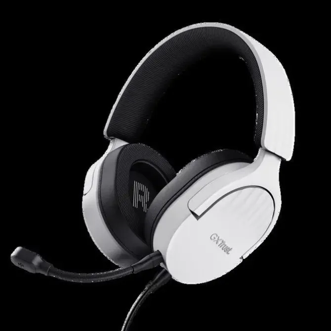 TRUST GXT489 FAYZO AURICULARES GAMING CON MICROFONO FLEXIBLE Y DESMONTABLE - DIADEMA AJUSTABLE - CONTROLES DE FACIL ACCESO - CABLE DE 1.2M - COLOR BLANCO