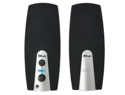 TRUST MILA ALTAVOCES USB 2.0 10W - ENTRADA Y SALIDA JACK 3.5MM - CABLE DE 1.20M - COLOR NEGRO/PLATA