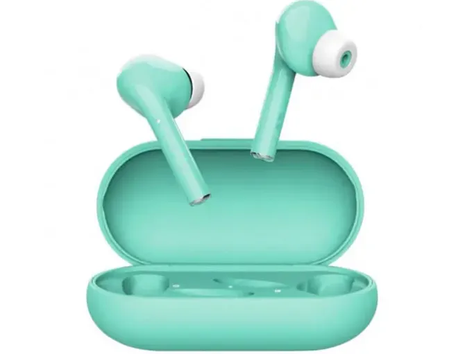 TRUST NIKA AURICULARES BLUETOOTH 5.0 - TWS - CONTROLES TACTILES - AUTONOMIA HASTA 16H - ESTUCHE DE CARGA - COLOR TURQUESA