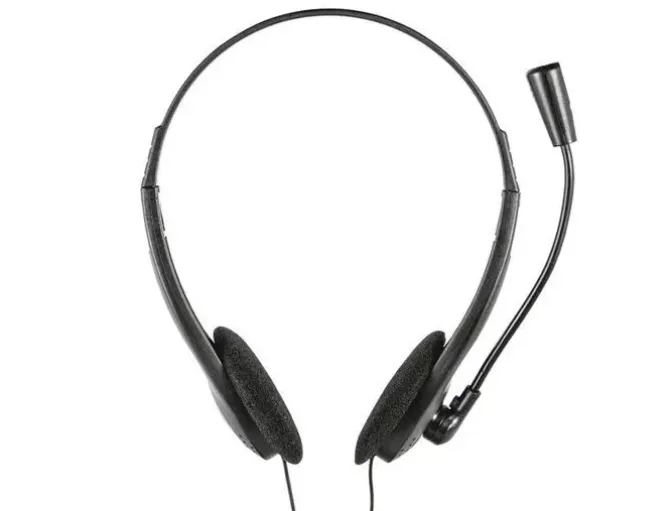 TRUST PRIMO CHAT AURICULARES CON MICROFONO - CONTROL DE VOLUMEN - DIADEMA AJUSTABLE - JACK 3.5MM - COLOR NEGRO