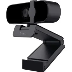 TRUST TANOR WEBCAM FULLHD 1080P USB - ENFOQUE AUTOMATICO - DIAGONAL DE CAMPO DE VISION 79º - MICROFONO INCORPORADO - TAPA DE PRIVACIDAD - COLOR NEGRO