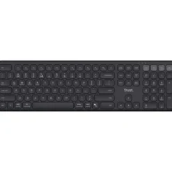 TRUST VAIYA TECLADO MULTIDISPOSITIVO BLUETOOTH - CONEXION CON HASTA 4 DISPOSITIVOS - TECLAS PERFIL BAJO - TECLAS MULTIMEDIA - COLOR NEGRO