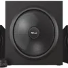 TRUST YURI SISTEMA DE ALTAVOCES 2.1 120W - SUBWOOFER 30W - CONTROL DE BAJOS - CABLE DE 1.50M - COLOR NEGRO