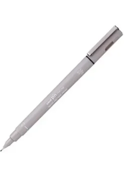 UNI-BALL ROTULADOR CALIBRADO UNI PIN - PUNTA POLIACETAL DE 0.5 MM. - TINTA RESISTENTE AL AGUA Y A LA LUZ - COLOR GRIS CLARO