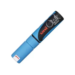 UNIBALL ROTULADOR UNI CHALK 8MM AZUL CLARO PWE8K0320 MAK119237