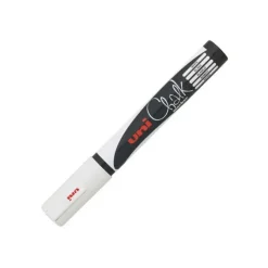 UNIBALL ROTULADOR UNI CHALK 1,8-2,5MM BLANCO PWE5M1400 MAK119236