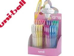 UNI-BALL SIGNO ANGELIC COLOUR BOLIGRAFO DE GEL - PUNTA DE ACERO INOXIDABLE 0.7 MM. - TRAZO 0.45 MM - TINTA GEL - COLORES SURTIDOS PASTEL - EXPOSITOR 36 UD