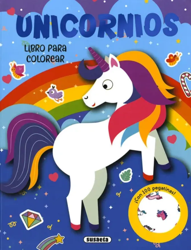 UNICORNIOS LIBRO PARA COLOREAR