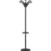 #UNILUX PERCHERO FLORA CON 6 COLGADORES Y SOPORTE PARA PARAGUAS 175 CM ALTURA 34 CM BASE 356M06