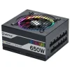 UNYKACH ATILIUS RGB BLACK 650W FUENTE DE ALIMENTACION 650W ATX 2.31 - ILUMINACION RGB - FULL MODULAR - PFC ACTIVO - VENTILADOR 120MM