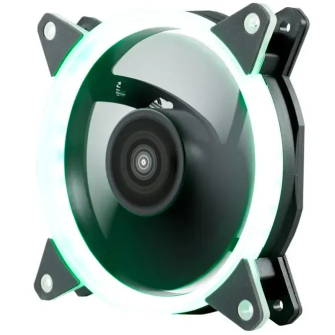 UNYKACH CANDY 20 GREEN VENTILADOR 120MM CON ILUMINACION VERDE - VELOCIDAD MAX. 1400RPM - COLOR NEGRO