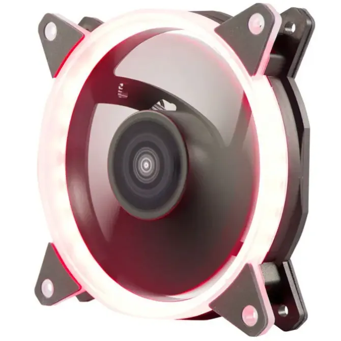 UNYKACH CANDY 20 RED VENTILADOR 120MM CON ILUMINACION ROJA - VELOCIDAD MAX. 1400RPM - COLOR NEGRO