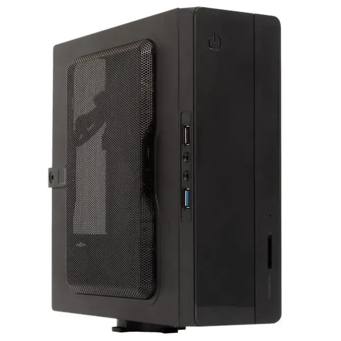 UNYKACH UK1007 CAJA TORRE MINI-ITX - FUENTE DE ALIMENTACION 150W INCLUIDA - TAMAÑO DISCO SOPORTADO 2.5 - USB-A 2.0/3.2 Y AUDIO