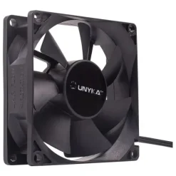 UNYKACH VENTILADOR 90MM - VELOCIDAD MAX. 2000RPM - COLOR NEGRO