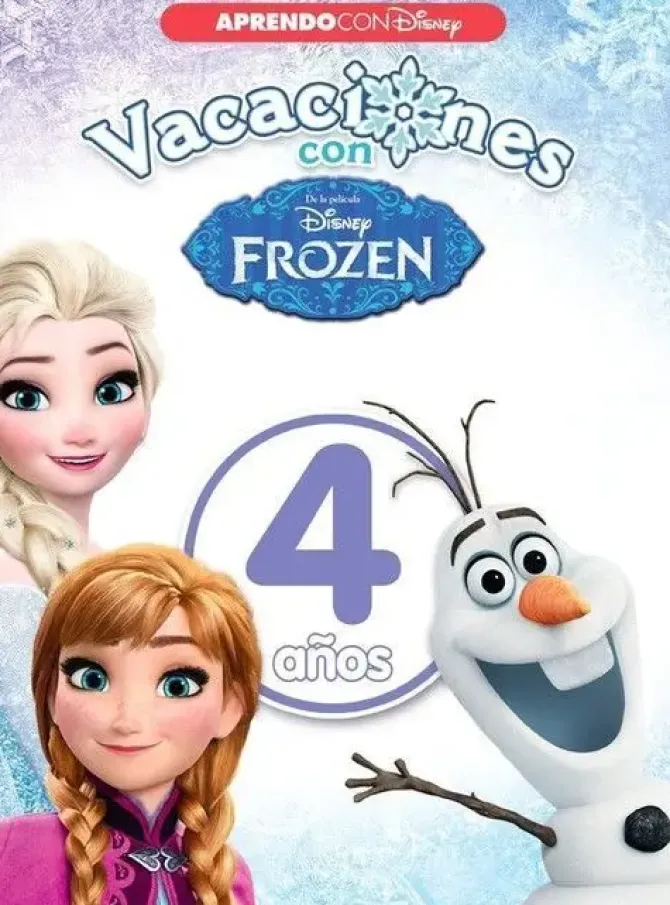 VACACIONES CON FROZEN (4 AÑOS) (APRENDO CON DISNEY)