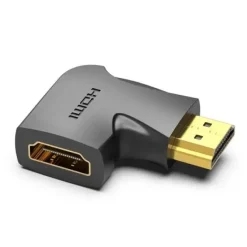 VENTION ADAPTADOR HDMI MACHO A HDMI HEMBRA 4K 90º - COLOR NEGRO
