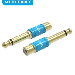VENTION ADAPTADOR RCA HEMBRA A JACK 6.5 MACHO - COLOR AZUL