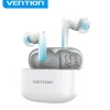 VENTION AURICULARES BLUETOOTH 5.3 CON ESTUCHE DE CARGA - 6H AUTONOMIA ELF E04 - COLOR BLANCO